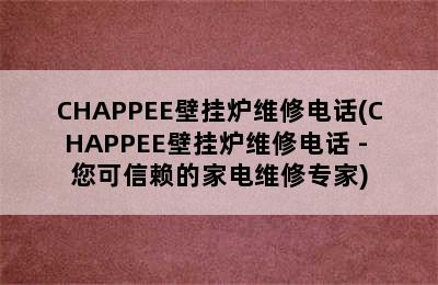 CHAPPEE壁挂炉维修电话(CHAPPEE壁挂炉维修电话 - 您可信赖的家电维修专家)